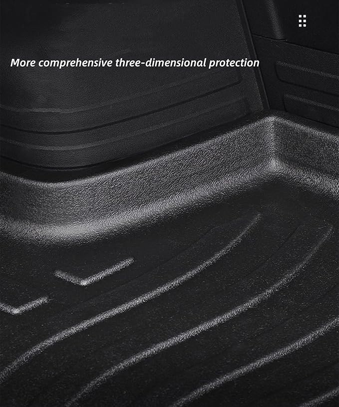 Cargo Liners Fits Hyundai Elantra 2017-2020 Rear Trunk Floor Mats 3D Boot Tray All-Weather TPE Black