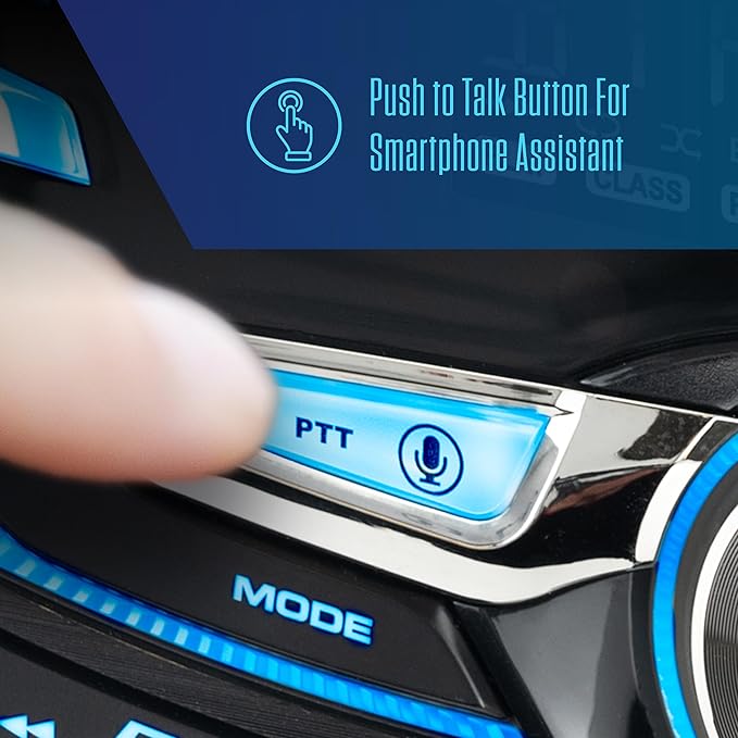 JENSEN MPR420 7-Character LCD Double DIN Car Stereo | Bluetooth Hands Free Calling & Music Streaming | Push to Talk Assistant | AM/FM Radio | USB Playback & Charging | Not a CD Player