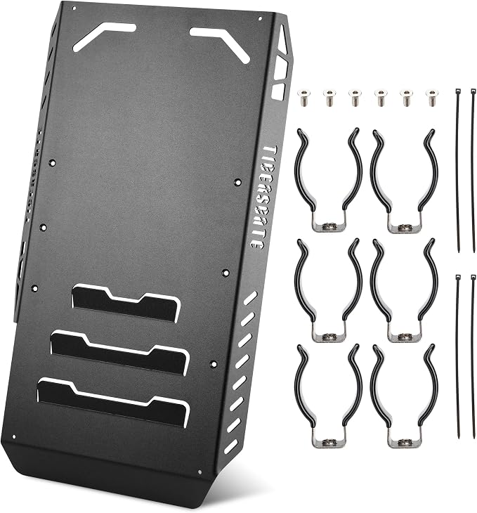 Aluminium Skid Plate Lower Engine Chassis Protection Guard for 2014-2023 Harley Touring Street Electra Road Glide King, Black