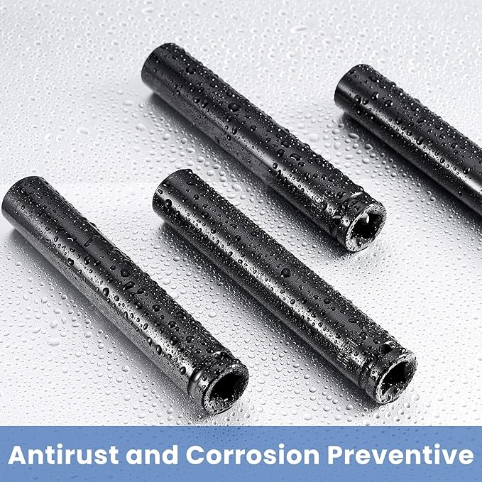 4 Pcs 6 Spline 3/4" Socket Truck Cage Bolt Truck Tools Extra Deep 3/4" Socket 1/2" Drive