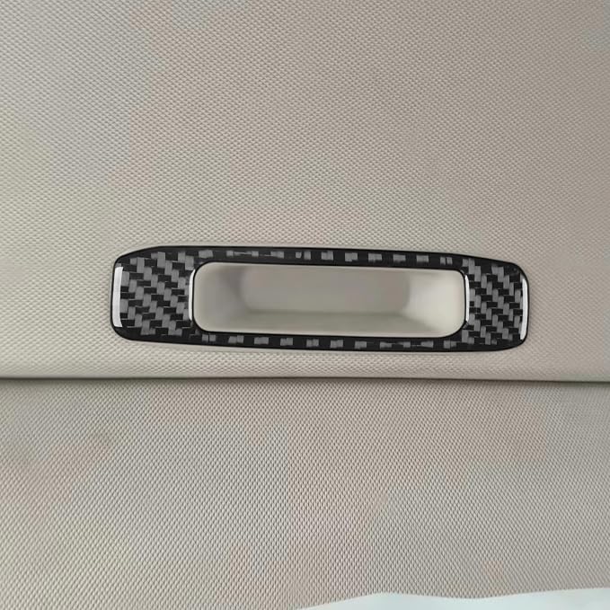Soft Real Carbon Fiber Compatible with Nissan Altima 2013 2014 2015 2016 2017 2018 Interior Accessories Car Sunroof Handle Trim Cover