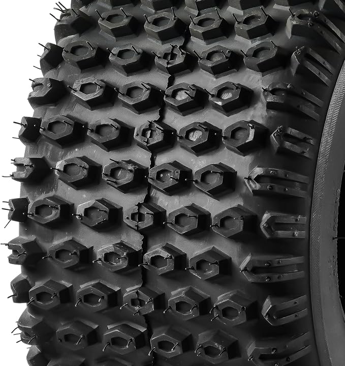 Torchbeam 18x9.5-8 ATV UTV Mud All Terrain Tires 18x9.5x8,4 Ply Bias Tires for Quad,Side by Side Hybrid Tread for Dirt, Snow and Trail Riding,SET OF 2, 14 PSI Z-106