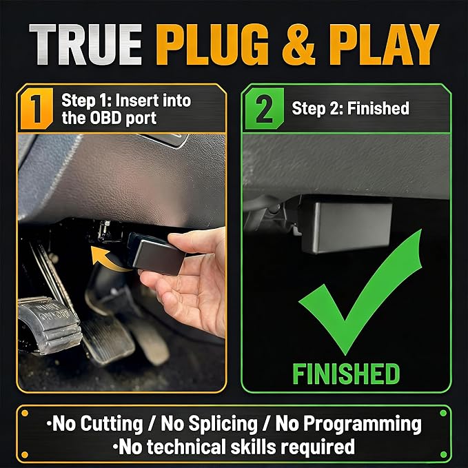 Auto Start Stop Eliminator Compatible with Ford F-150 2015-2020 Delete/Disable/Canceller Turn Off Idle Plug & Play Accessories