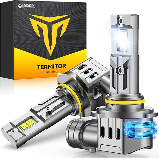 FAHREN 9006 HB4 Led Bulbs 𝟕𝟬,𝟬𝟬𝟬𝐋𝐌 – Epic Night Visibility, Powered by 2025 Pro Core (16 Chips Inside), 𝟏𝟐𝐗 Brightest Light Bulb, 90000Hrs Lifespan, CANBUS Ready, Plug & Play HID, Pack of 2