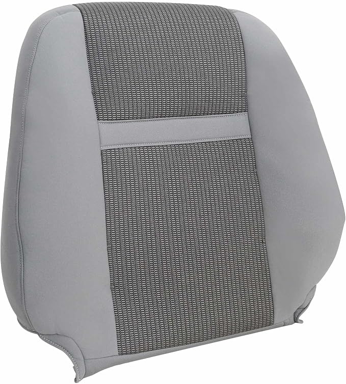 Priprilod Gray Cloth Front Driver or Passenger Side Top Lean Back Cover Compatible with Dodge Ram 2500 3500 4500 5500 2006 2007 2008 2009 2010
