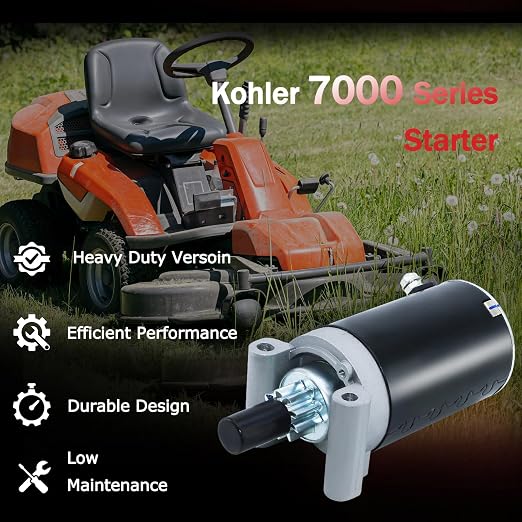 New Heavy Duty Kohler 7000 Series Starter, Courage KT715 KT725 KT730 KT735 SV710 SV715 SV720 SV725 SV730 SV735 SV740 SV810 SV820 SV830, 20 21 22 23 24 25 26 27 HP 3209801 3209803 3209804 3209808