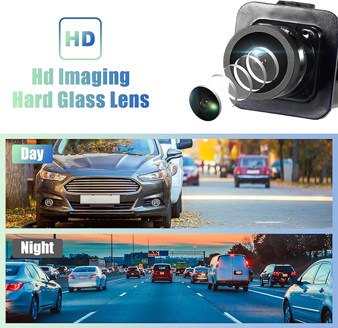 X AUTOHAUX Back Up Camera EL3T-19G490-AA Rear View Park Assist Reverse Camera with Pry Bar for Ford F-150 2011-2014