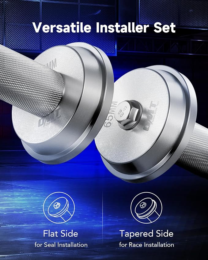 Orion Motor Tech 9pcs Truck Hub Seal Installer Kit & 13pc Rear Axle Bearing Puller, Bundle