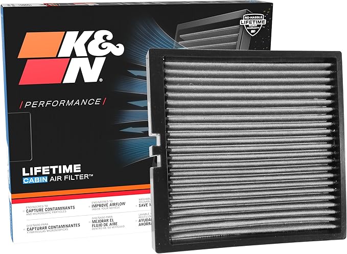K&N LIFETIME Cabin Air Filter: Premium, Washable, Clean Air for your Cabin: Compatible with 2014-2020 Chervolet/Cadillac/GMC: Silverado, Sierra , Subruban, Tahoe , VF2044