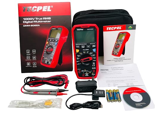 TECPEL DMM-8062A 6000 Counts Digital multimeter