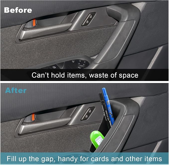 CDEFG 6Pcs for 2023-2026 Mazda CX-50 Center Console Organizer Door Handle | for 2023 2024 2025 2026 Mazda CX-50 Hybrid Accessories Middle Console Storage Box & Door Handle Pockets