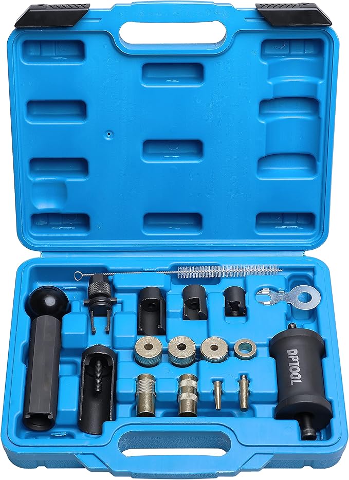 T10133 Fuel Injector Puller Removal Set Injector Seal Installer Service Tool Kit Compatible with Audi VW 1.4 1.6 1.8 2.0 2.7 3.0 3.2 3.6 V6 4.2 V8 FSI Petrol