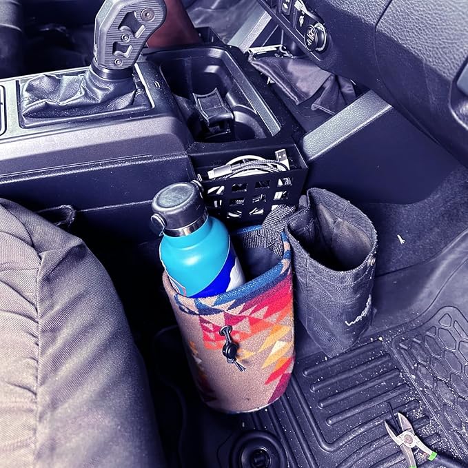 Hyorabyn for Toyota Tacoma 2016 2017 2018 2019 2020 2021 2022 2023 Car Center Storage Box Seat Phone Key Card Tray Glove Storage Box Organizer