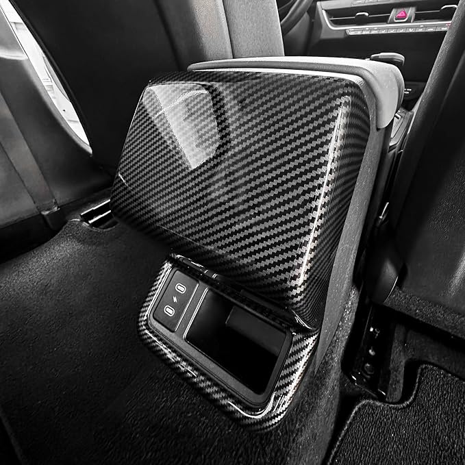 YOUTOOCAR Rear AC Vent Cover Compatible with Kia K4 2025-2026 Accessories (Carbon Fiber Pattern)