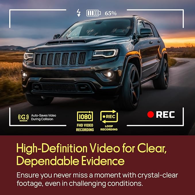 Pyle Dash Cam Rearview Mirror - 4.3” DVR Monitor Rear View Dual Camera Video Recording System in Full HD 1080p w/Built in G-Sensor Motion Detect Parking Control Loop Record Support - PLCMDVR49