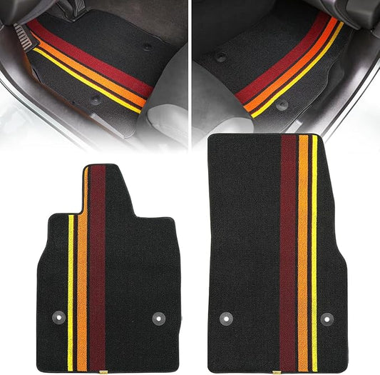 Floor Mats Protectors Floor Liners Compatible with for Corvette C8 Coupe 2020-2026 Accessories All Weather Anti-Scratch Wear-Resistant Floor Protection Carpet Foot Pad