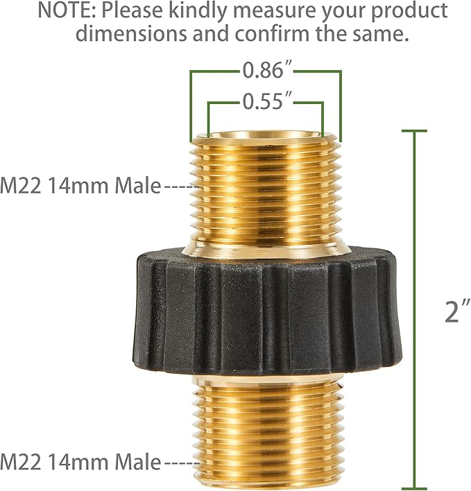 FIXFANS Pressure Washer Adapter Set, Foam Cannon with Replacement Adapter for Portland Husky and Ryobi Pressure Washer