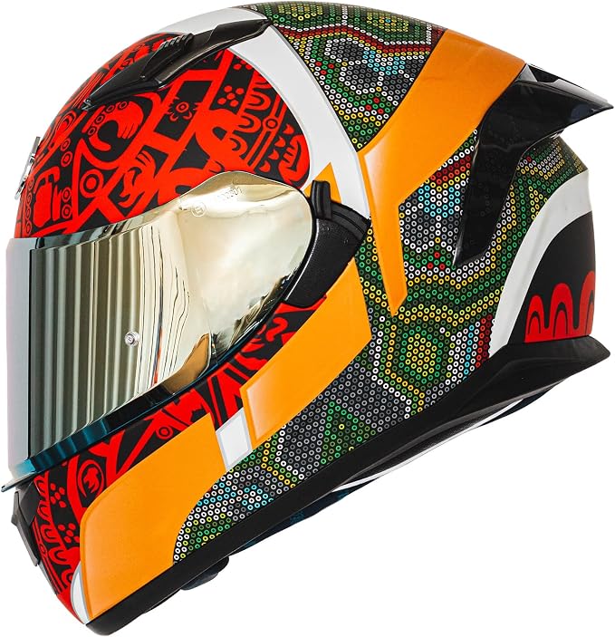 HAX Obsidian Full Face Dual Visor Adult Motorcycle Helmet for Motorbike Street Bike with Pinlock Ready DOT Approved HUICHIOL Green L