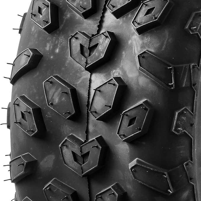 19x7-8 ATV Tires, 19x7-8 All Terrain Tires 4 PR, for Mud, Sand, and Off-Road Trails, 2 Pack Tubeless, Z-122