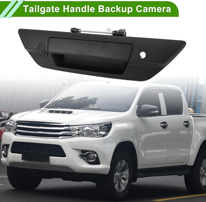 No.690900K350 Tailgate Handle Backup Camera for Toyota for Hilux for Sr5 M80 2016-2018 Rear View Reversing Park Assist Camera 1 Set