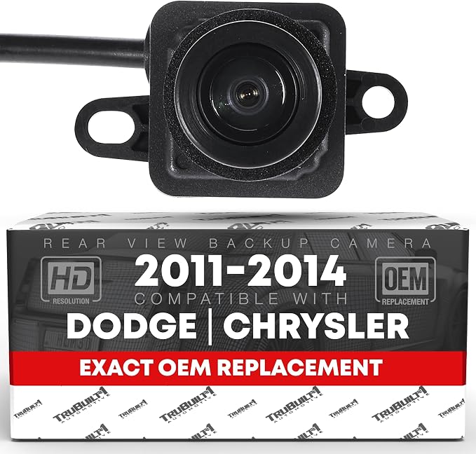 Rear View Backup Camera - Compatible with 2011-2014 Dodge Charger, Chrysler 300 - Reversing Parking Assist Camera - OEM 56054058AH, 56054058AD, 56054058AE, 56054058AF, 56054058AG