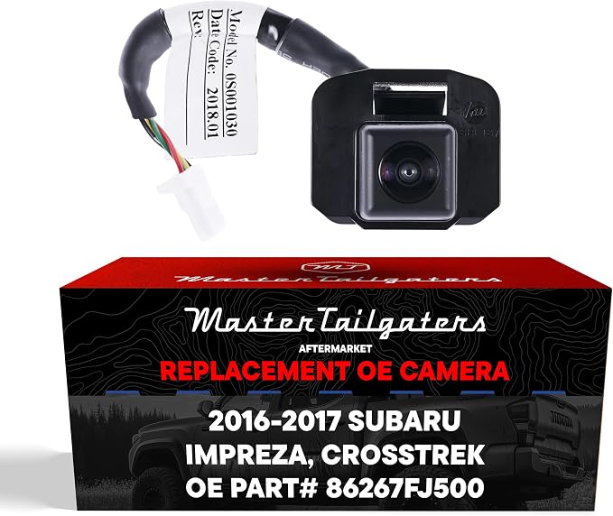 Master Tailgaters Replacement for Subaru Impreza (2016), Crosstrek (2016-2017) Backup Camera OE Part # 86267FJ500
