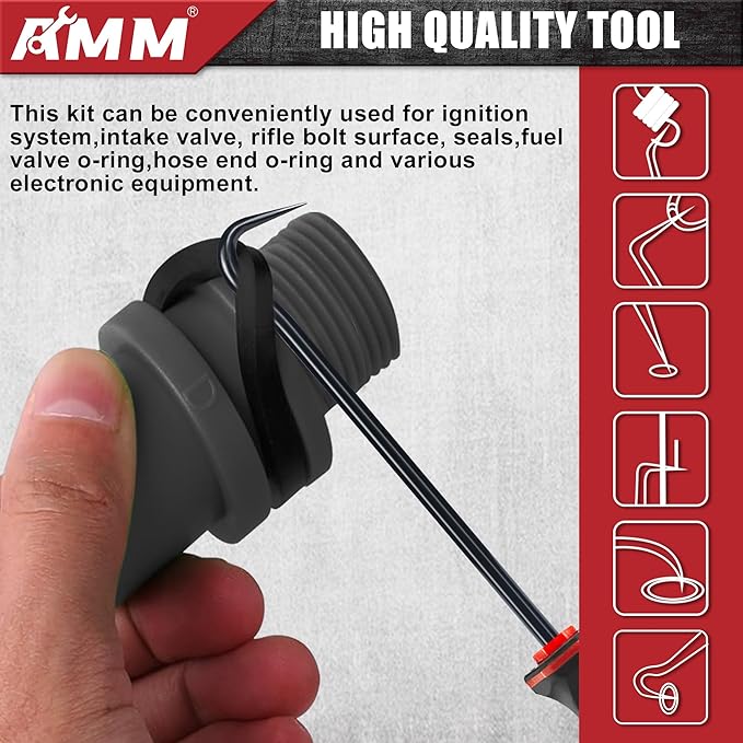 AMM 12PCS Hook and Pick Tool Set with Scraper and Magnetic Telescoping Tool Kit for Electronics Maintenance Pick Tools Automotive Repair