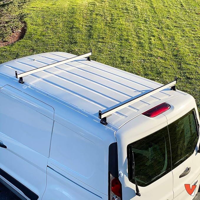 2 Bar Rack System for The Transit Connect 2014-On White