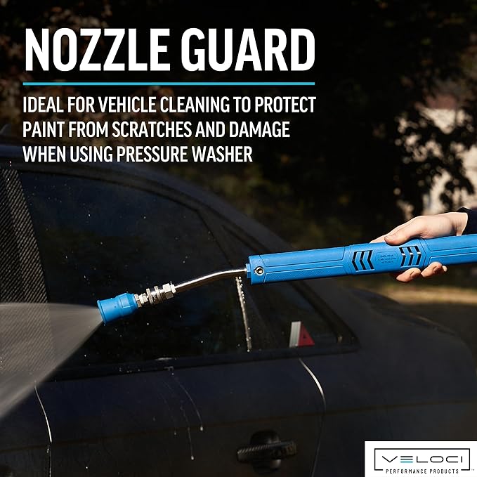 MTM Hydro Acqualine Pressure Washer Nozzle Guard Holder Tips Protector with 1/4” Quick Coupler Plug, 40 Degrees 2.5