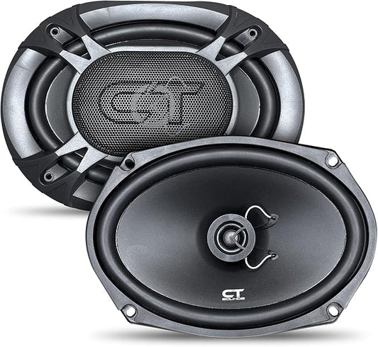 CT Sounds BIO-6X9-COX 6x9 Inch Coaxial Car Speakers, 200 Watts Max, Pair