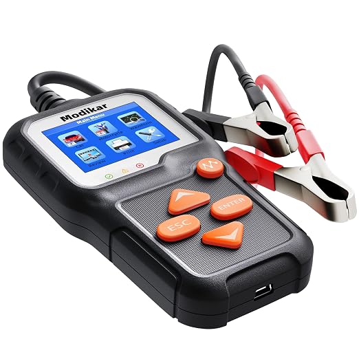 BT705 Car Battery Tester 6V 12V Load Tester, 100-2000 CCA Automotive Alternator Tester for Instant Charging & Cranking Diagnosis