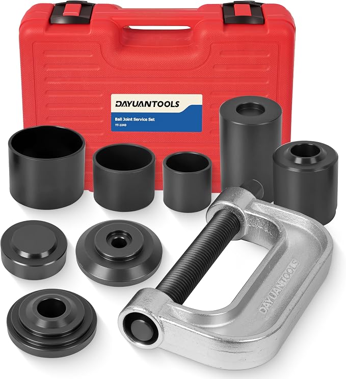 DAYUAN 19pcs Wheel Bearing Press Kit Bundle with Ball Joint Press & U Joint Removal Tool Kit