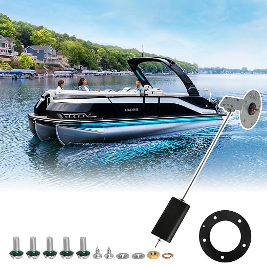 Marine Fuel Sending Unit,Boat Fuel Tank Sending Unit for Marine 6-12 Inch Depth RV Car Truck Tanks 33-240ohms Gas Water Level Gauge Sender