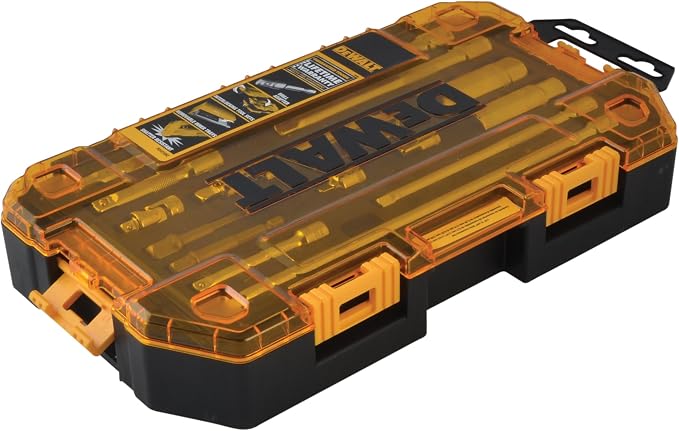 DEWALT Accessory Socket Set, 15-Piece (DWMT73807) & Deep Socket Set, 20-Piece, 3/8" Drive Metric/SAE (DWMT73812)