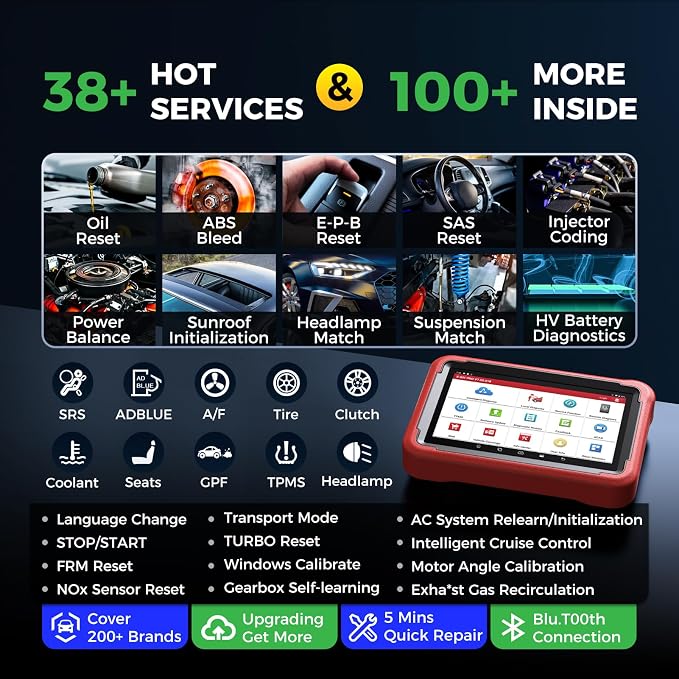 2026 NEW LAUNCH X431 PROS V5.0 Bidirectional Scan Tool, Free Update, ECU Online Coding, CANFD&DOIP, FCA AutoAuth, V.A.G Guide, 37+ Reset for All Cars, OEM Full System Car Scanner
