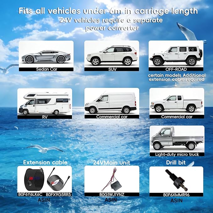 New Features Forward and Reverse Parking sensors, Option to Measure Distance in inches, bidirectional Display Option, and Customizable Digital Direction 18 Color Probes to Choose from(Green)