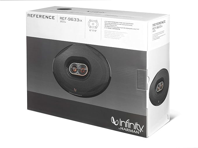 Infinity Reference REF-9633IX 6x9 3-Way Coaxial Speakers (300 WATTS 100 RMS)