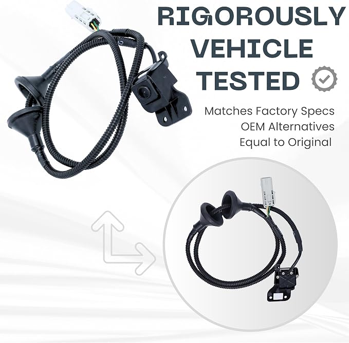 Backup Camera for 2009-2012 Chevrolet Silverado GMC Sierra Truck Cam | Replaces OE part 19367046 25998187, rear view reverse parking assist backup monitor high definition hd video sensor