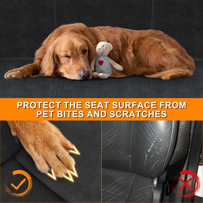 Front Seat Covers Compatible with 1999-2001 Ford F150-F550 Front Captain Chairs with Molded Headrests and Armrests, Heavy Duty Dutch Velvet Fabric