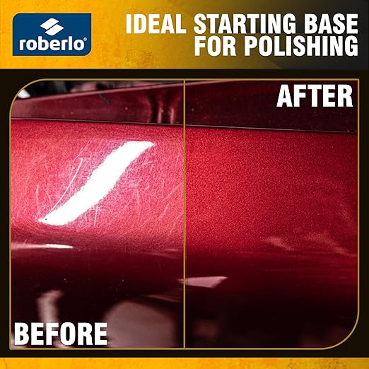 Roberlo ROBERCAR C900 High Cut Liquid Compound - 1KG Advanced Buffing Compound, Cutting Compound, and Polishing Compound for Automotive, High Performance Rubbing Compound