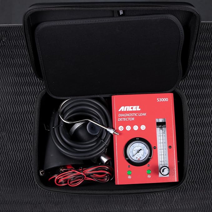 ANCEL Large Hard Protective Case Waterproof Shockproof Eva Bag for S3000 S3000 PRO Smoke Tester | HD3300 HD3300 Plus+ HD3300 PRO HD3400 HD3400Pro HD3600 Heavy Truck Scanner | DS100 DS200 Car Scan Tool