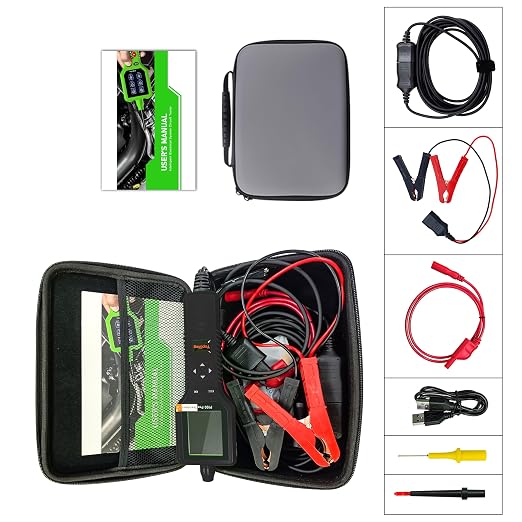 TopDiag P100 Pro 9-30v car Circuit Tester Automotive, Power Circuit Probe Kit Multimeter Digital Oscilloscope Test Tool (P100 Pro)