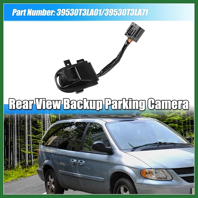 Motoforti Rear View Reversing Backup Parking Camera No.39530T3LA01/39530T3LA71 for Honda Accord Coupe EX/EX-L 2013-2015 Long-Lasting