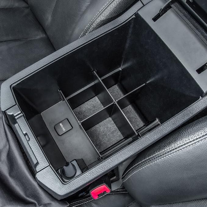 JDMCAR Center Console Divider and Gear Shift Organizer Tray Compatible with Toyota 4Runner Accessories 2010-2024