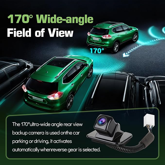 Backup Camera Rear View Parking Assist Camera 170° HD Night Vision for Honda Accord Sedan EX-L 2014 2015 2016 2017 Replaces 590-440,39530T2AA21,39530T2AA31,39530-T2A-A21