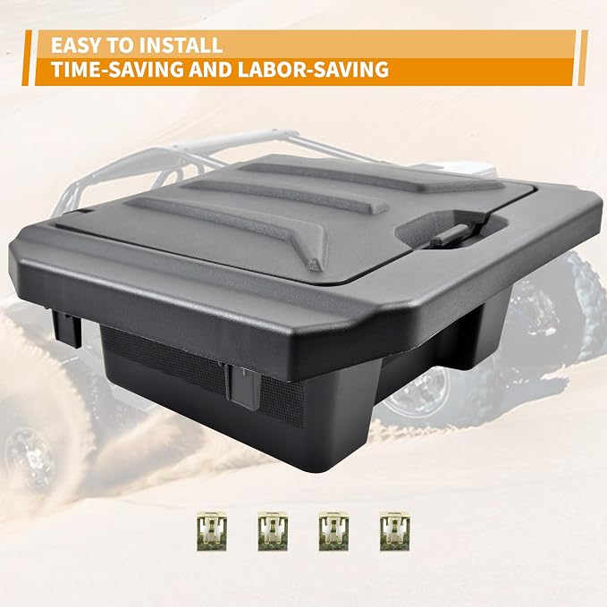 Center Console Dash Storage Box for RZR PRO 20-24, Black Center Dash Box Storage Bin for Polaris RZR PRO XP/ XP4 2020-2024, RZR PRO R/Turbo R 2022-2024 Accessories