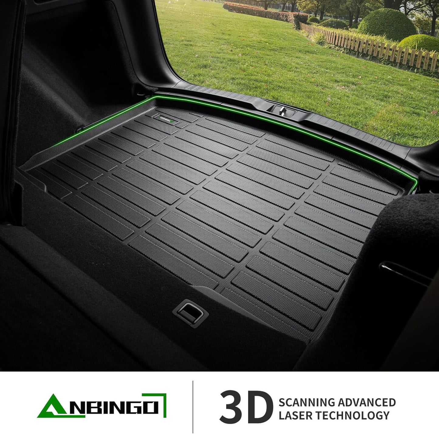 ANBINGO®-Floor Mats & Cargo Liner for Nissan Kicks 2018-2024 All Weather Protection TPE Anti-Slip Car Full Set Floor Liners Custom 2024 Kicks Mats Accessories