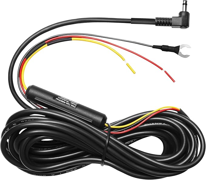 Thinkware Hardwiring Cable for Thinkware Dash Cam to Enable Parking Mode, Impact and Motion Detection | Car Voltage Drain Protection System | Alternative Power Supply Using Fuse Box (Long (9.5M))