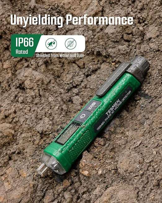 TESMEN TN-213 Voltage Tester with TM-510 Digital Multimeter Bundle, Great Electrical Testing Kit for DIYers, Ideal for a Wide Range of Projects, Measures AC/DC Voltage, Resistance, and Continuity
