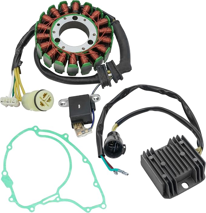 Caltric Stator & Regulator & Gasket Compatible With Honda Trx300 Trx-300 Fourtrax 300 1993-2000